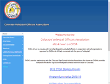 Tablet Screenshot of cvoaref.org
